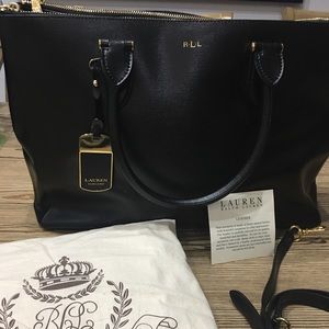 Ralph Lauren Double zip Satchel